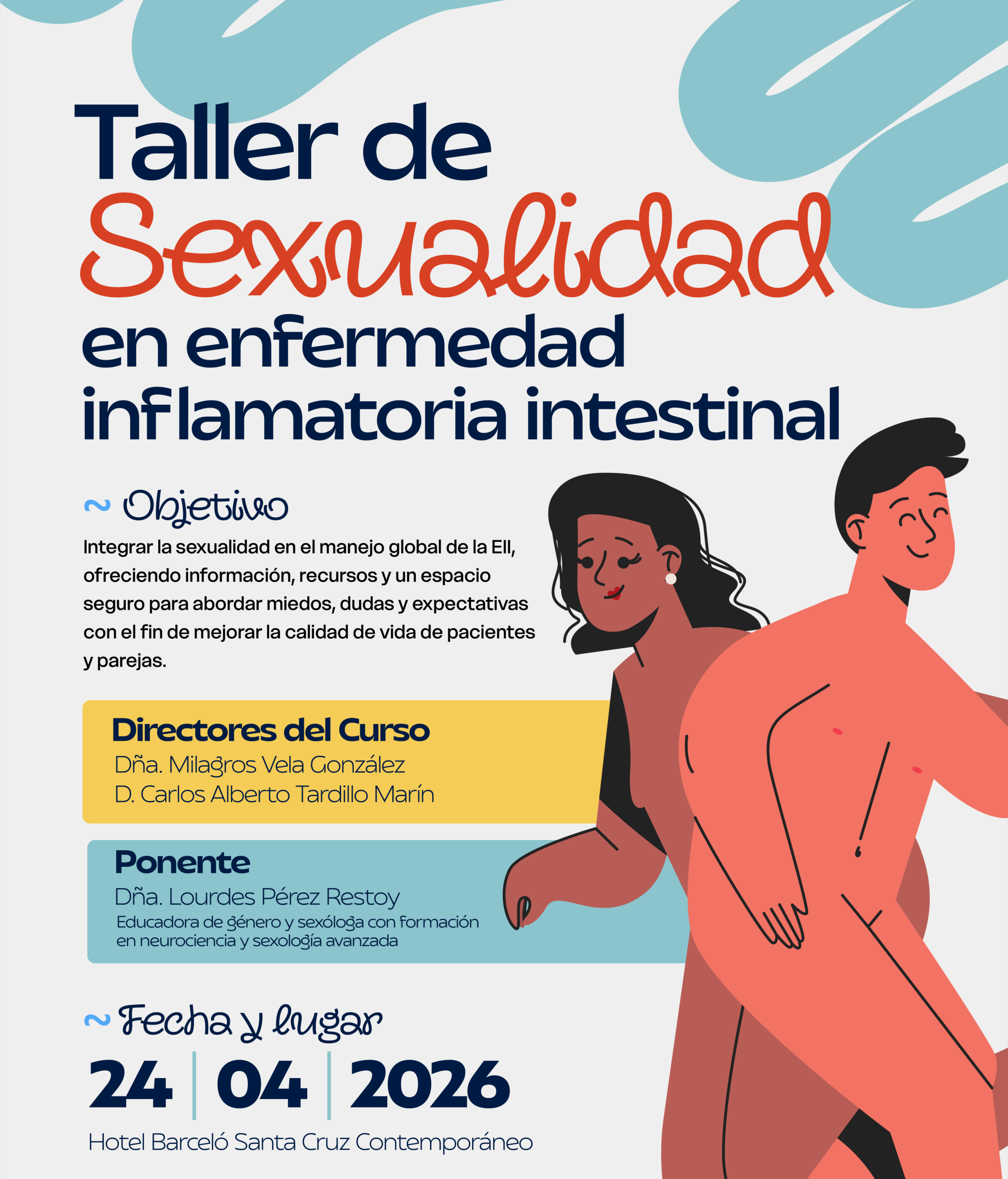 Cartel Charla de Ell y sexualidad